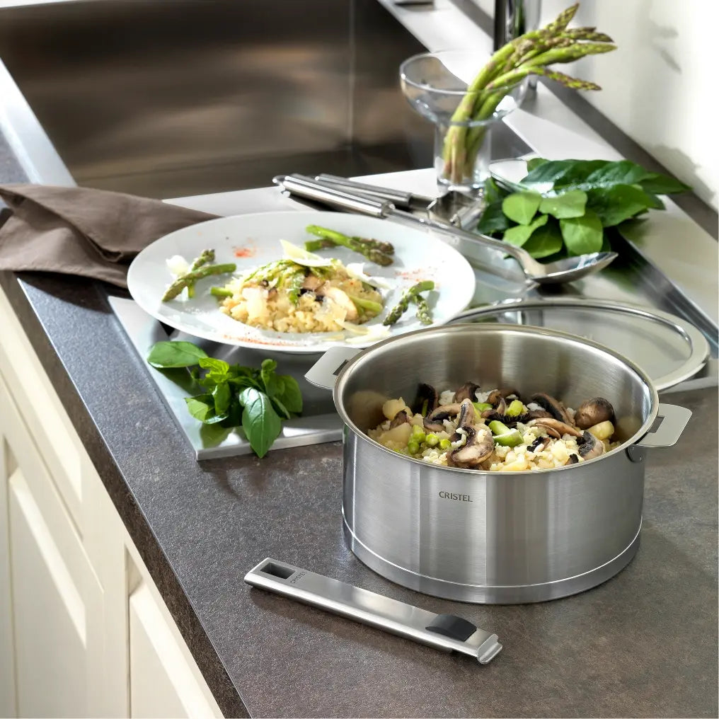 CRISTEL® Strate® 13-Piece Stainless Steel Cookware Set | Made in France