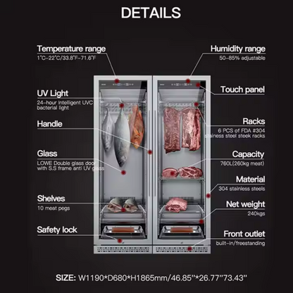 SteerMaster Vertical Dry Age Vault