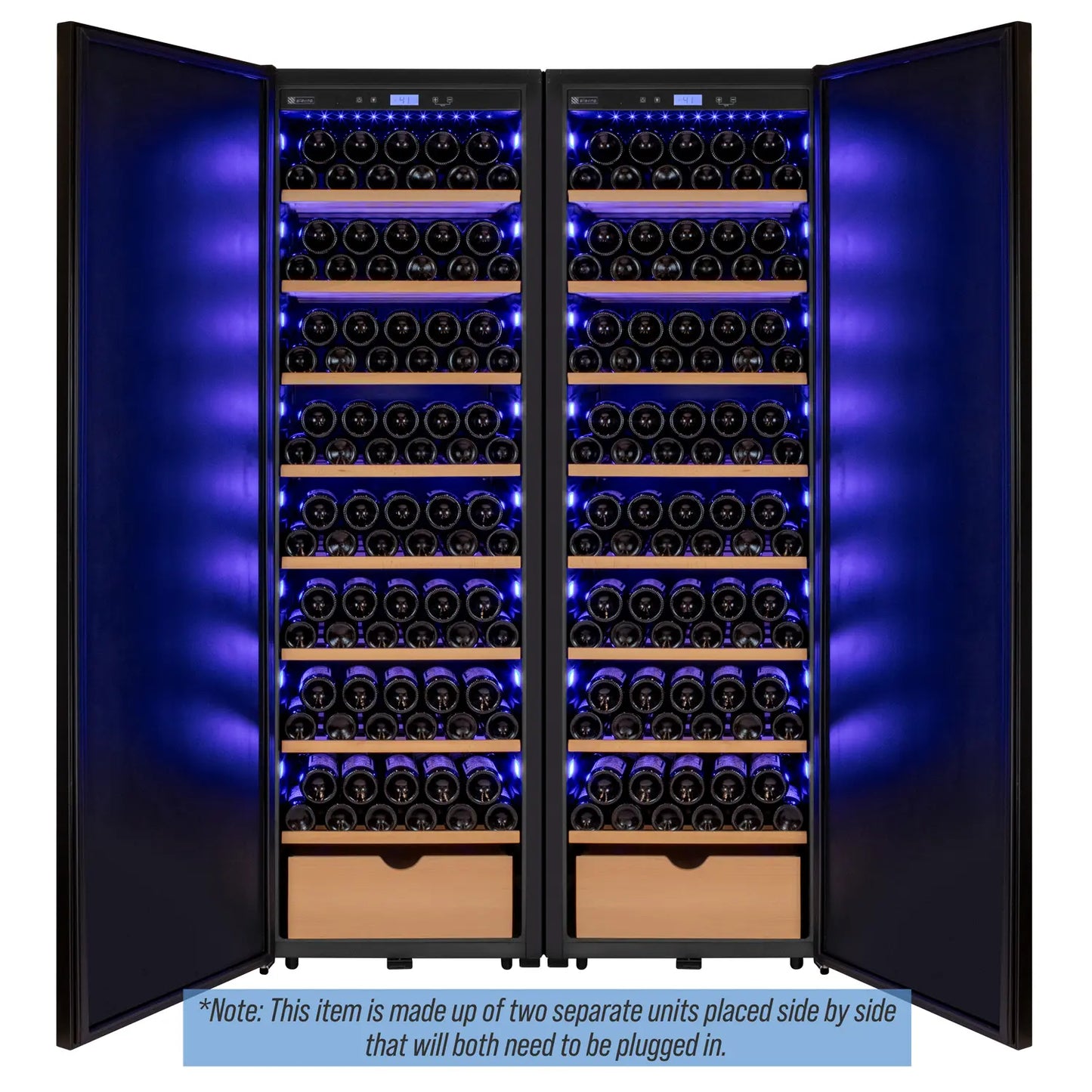 Allavino Wine Vault Series 370 Bottle Side-by-Side Wine Refrigerator