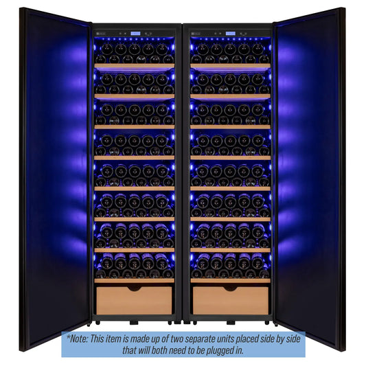Allavino Wine Vault Series 370 Bottle Side-by-Side Wine Refrigerator