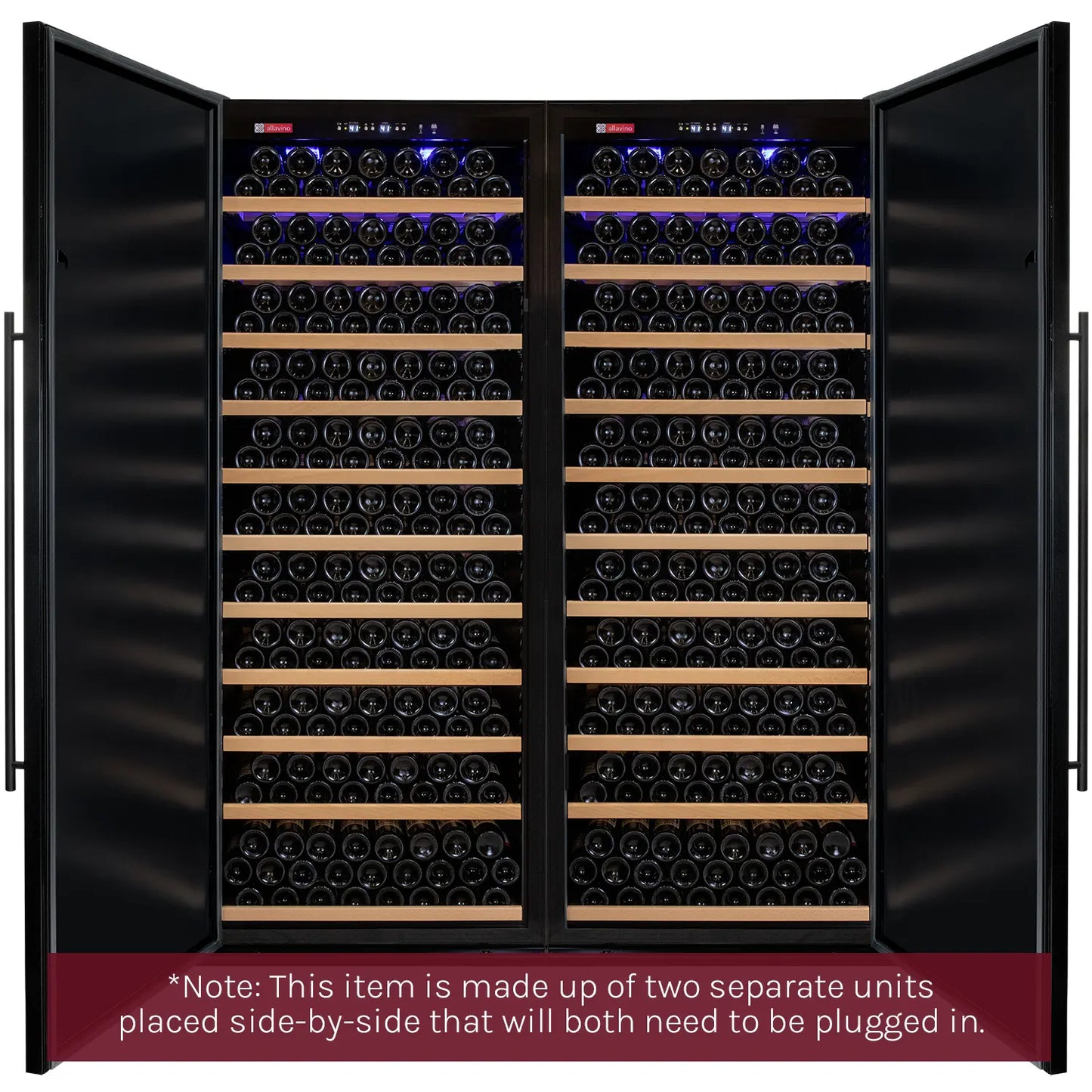 Allavino Vite Series 610 Bottle Dual Zone Side-by-Side Wine Refrigerator