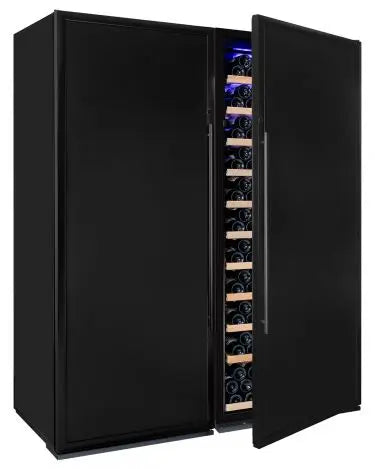 Allavino Vite Series 610 Bottle Tall Dual Zone Side-by-Side Wine Refrigerators with Stainless Steel Doors