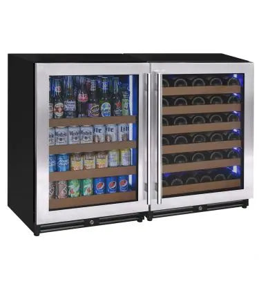 Allavino Reserva Series 51 Bottle / 124 Can Side-by-Side Wine Refrigerator & Beverage Center