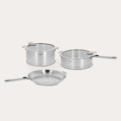 CRISTEL® Strate® 7-Piece Stainless Steel Cookware Set | Made in France
