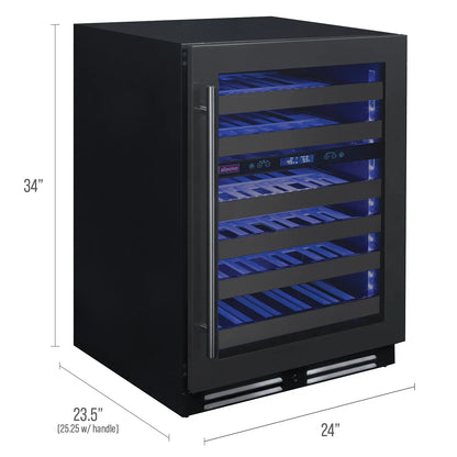 Allavino BDW5034D-2BSR 50 Bottle Dual Zone Wine Refrigerator