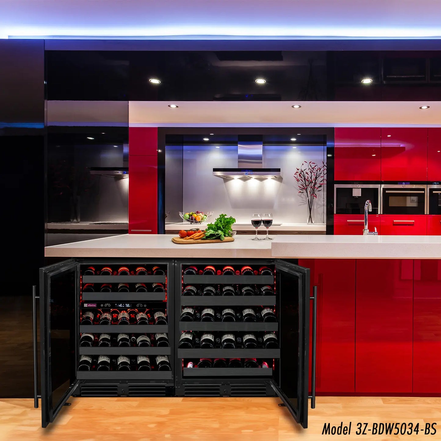 Allavino BDW5034D-2BSR 50 Bottle Dual Zone Wine Refrigerator