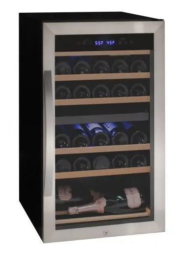 Allavino KWR28D-2SR 28 Bottle Dual Zone Wine Refrigerator
