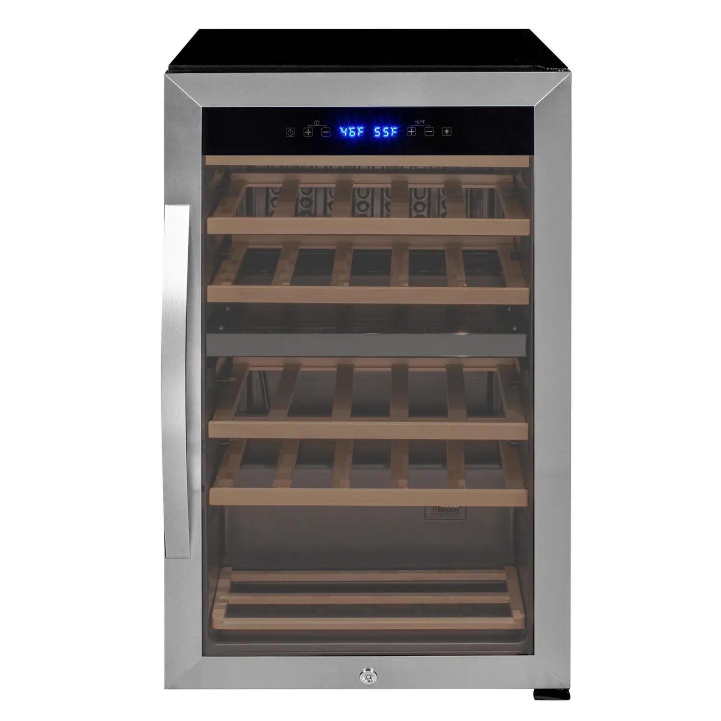 Allavino KWR28D-2SR 28 Bottle Dual Zone Wine Refrigerator