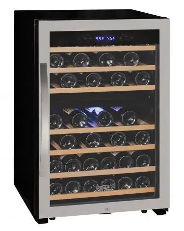 Allavino KWR47D-2SR 47 Bottle Dual Zone Wine Refrigerator