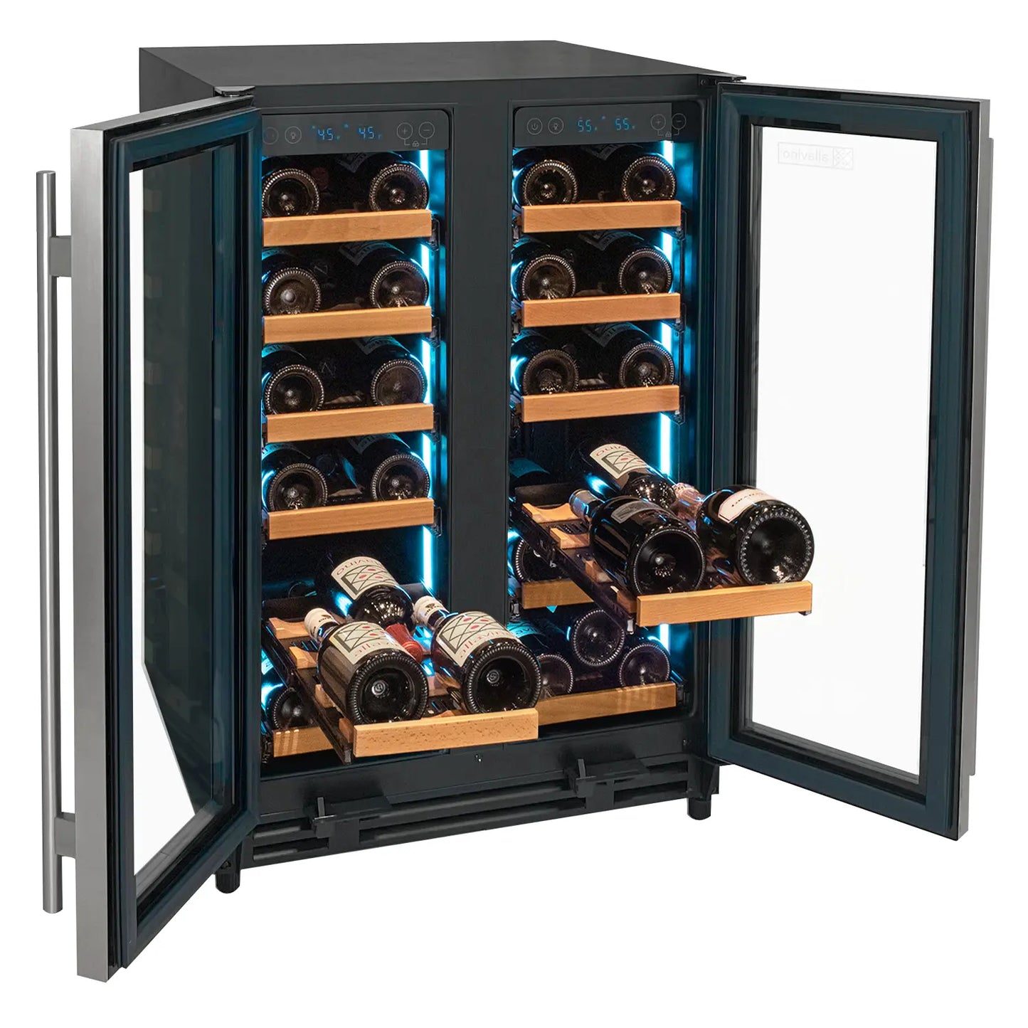 Allavino VSW3634FD-2S 36 Bottle Dual Zone Wine Refrigerator