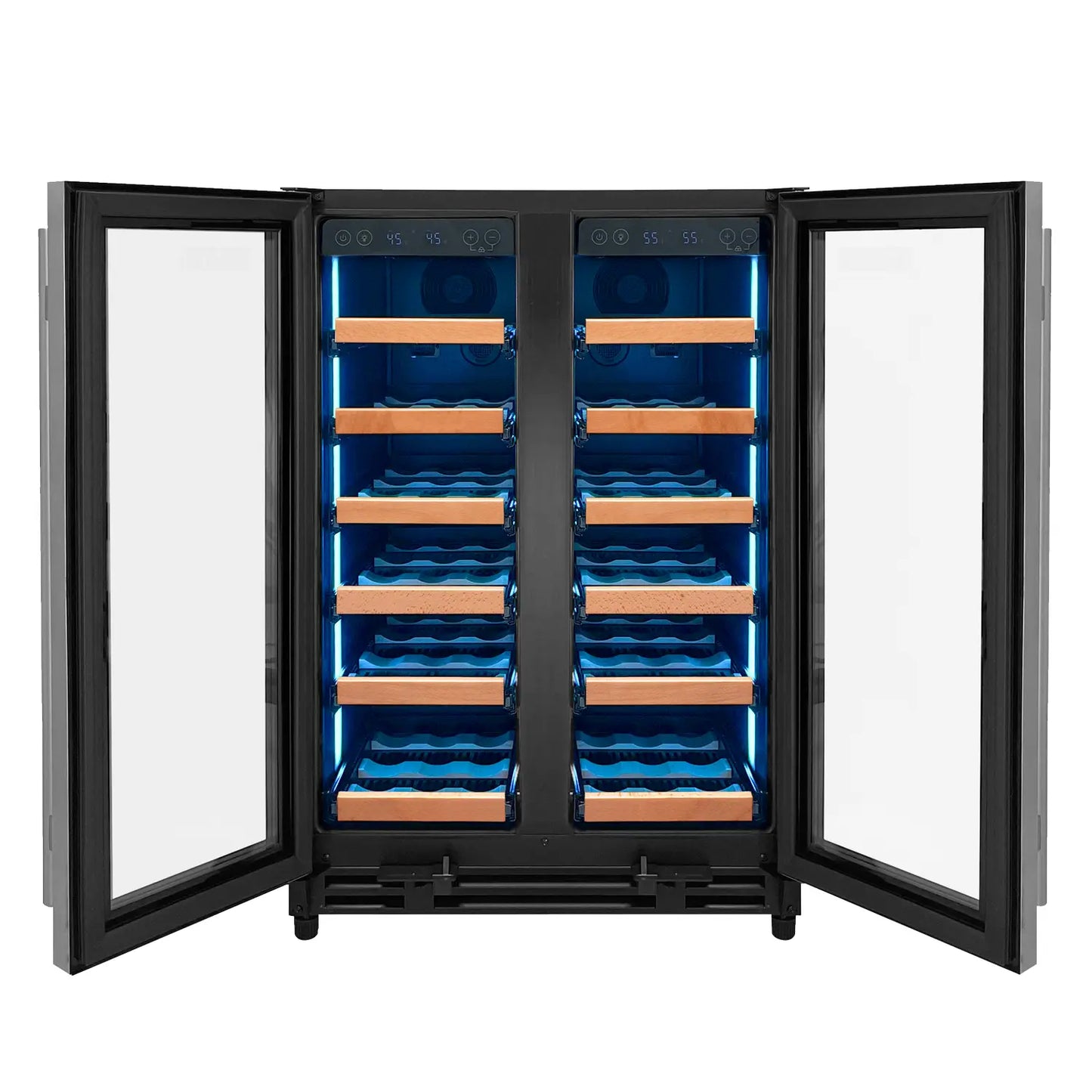 Allavino VSW3634FD-2S 36 Bottle Dual Zone Wine Refrigerator