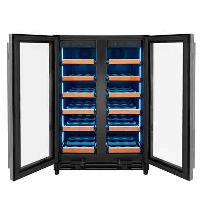 Allavino VSW3634FD-2S 36 Bottle Dual Zone Wine Refrigerator