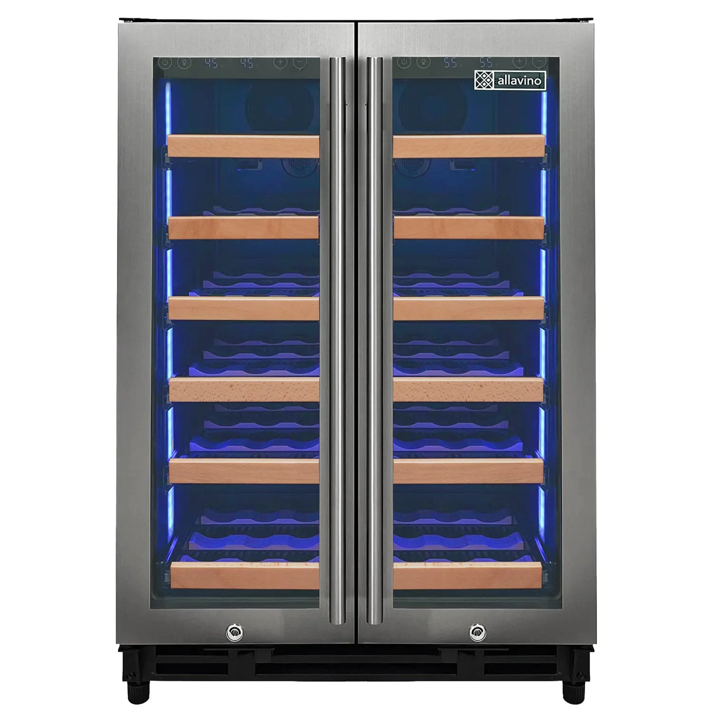 Allavino VSW3634FD-2S 36 Bottle Dual Zone Wine Refrigerator