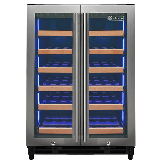 Allavino VSW3634FD-2S 36 Bottle Dual Zone Wine Refrigerator