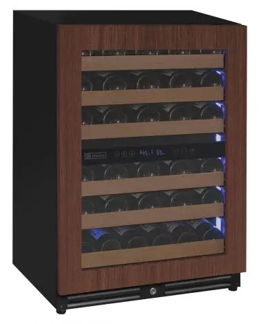 Allavino Reserva Series 51 Bottle Dual Zone Built-In Luxury Wine Refrigerator with Stainless Steel Door - Right Hinge