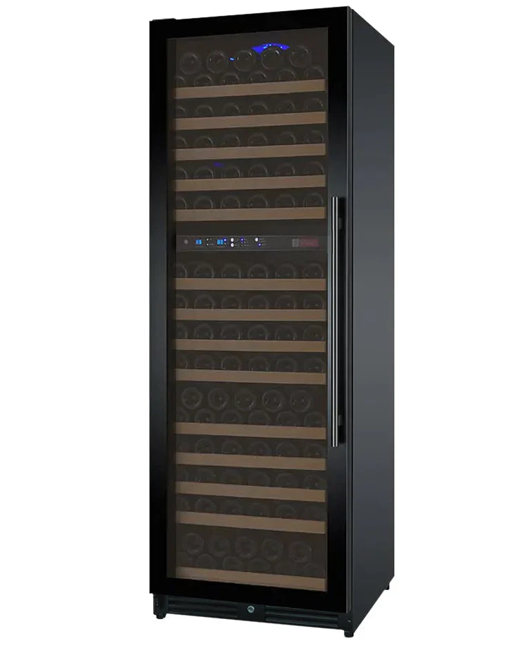 24" Wide FlexCount II Tru-Vino 172 Bottle Dual Zone Stainless Steel Right Hinge Wine Refrigerator