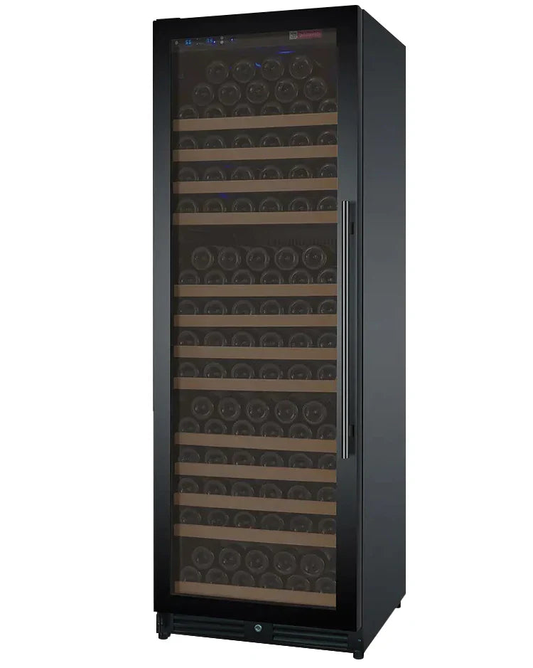 24" Wide FlexCount II Tru-Vino 177 Bottle Single Zone Stainless Steel Right Hinge Wine Refrigerator