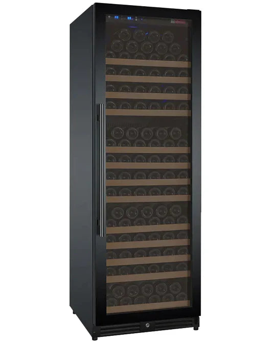 24" Wide FlexCount II Tru-Vino 177 Bottle Single Zone Stainless Steel Right Hinge Wine Refrigerator