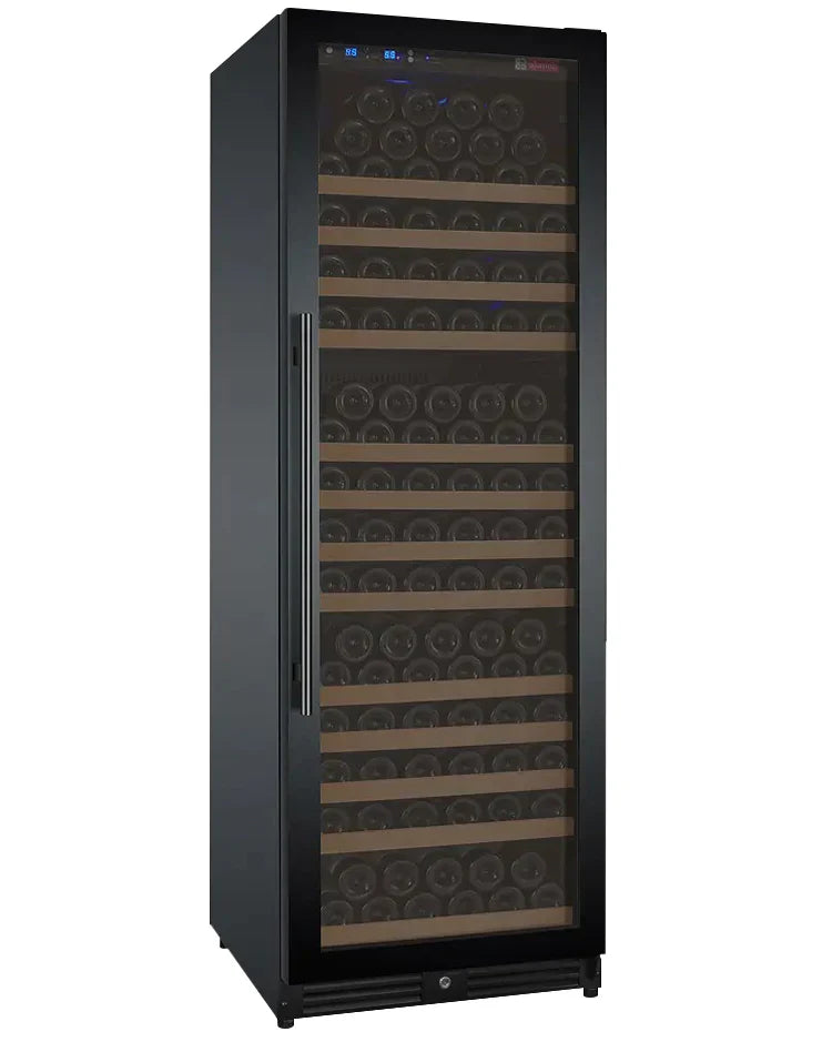 24" Wide FlexCount II Tru-Vino 177 Bottle Single Zone Stainless Steel Right Hinge Wine Refrigerator