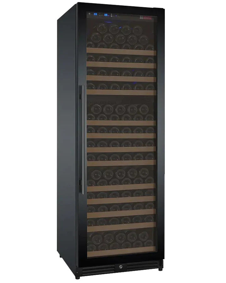 24" Wide FlexCount II Tru-Vino 177 Bottle Single Zone Stainless Steel Right Hinge Wine Refrigerator