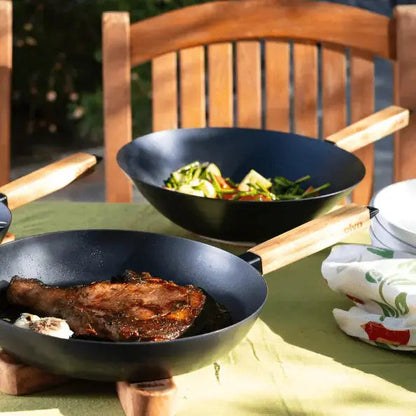 Carbon Steel Wok, 12"