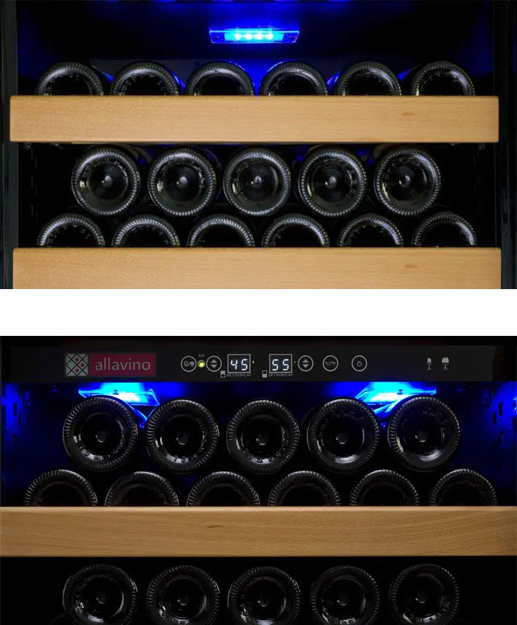 Allavino 99 Bottle Dual Zone Wine Refrigerators