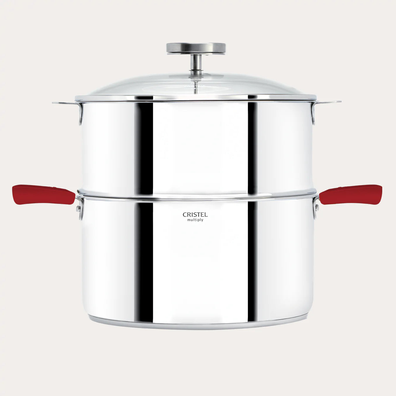 BIOME® Healthy Cooking Set by CRISTEL® | 3.5 Qt Saucepan & Steamer