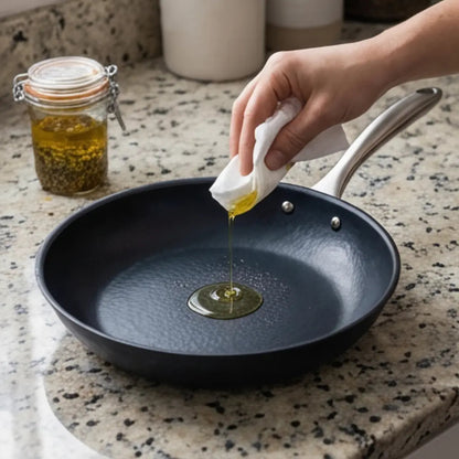 Alva Black Angus Carbon Steel Frying Pan